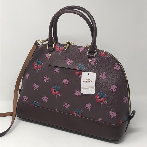 NWT Coach wild flower Sierra satchel - Picture 6 of 8